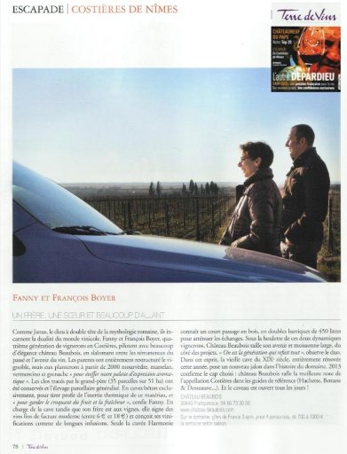 Terre de Vin March 2013