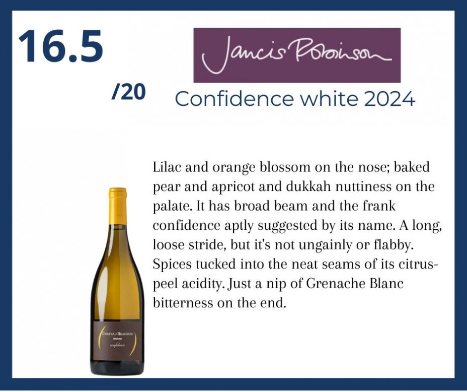 Jancis Robinson - Confidence white 2024