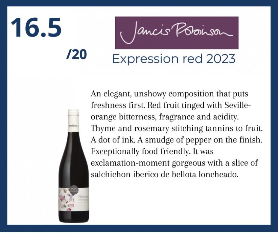 Jancis Robinson - Expression red 2023