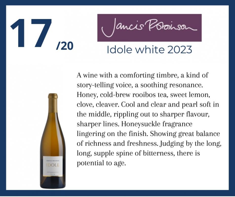 Jancis Robinson - Idole white 2023