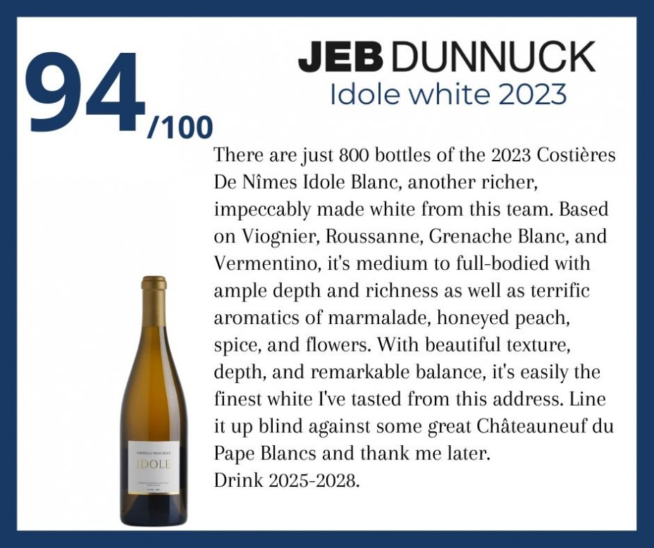 Jeb Dunnuck - Idole white 2023