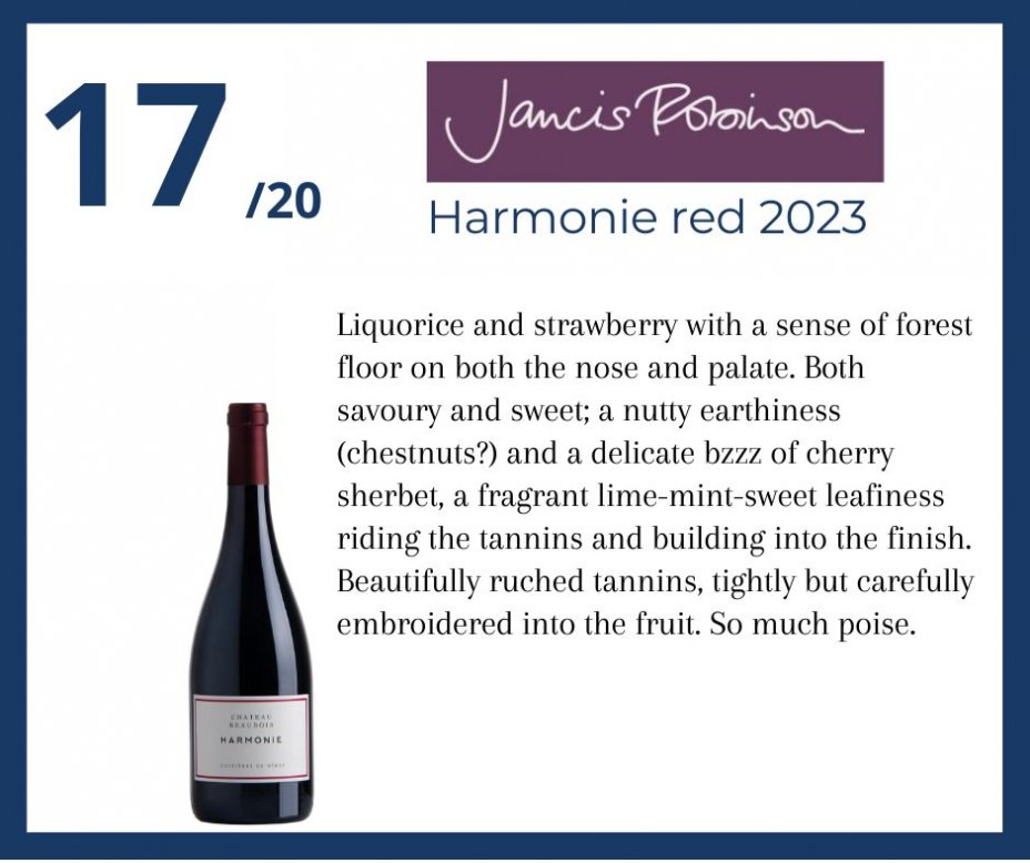 Jancis Robinson - Harmonie red 2023