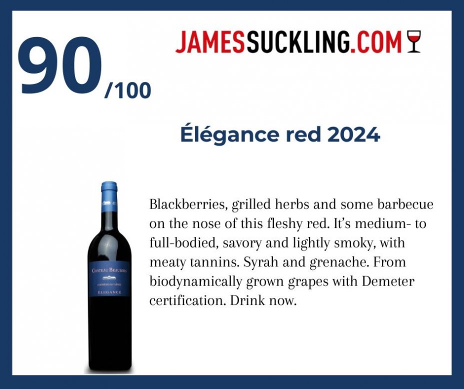 James Suckling - �l�gance red 2024