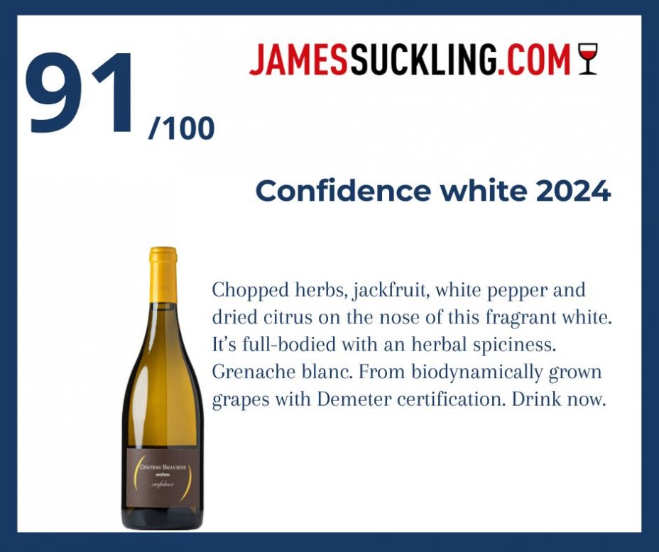 James Suckling - Confidence white 2024