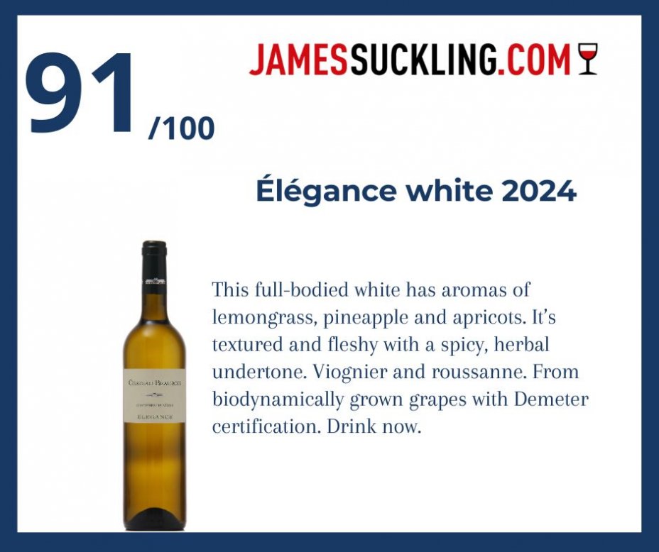 James Suckling - �l�gance white 2024