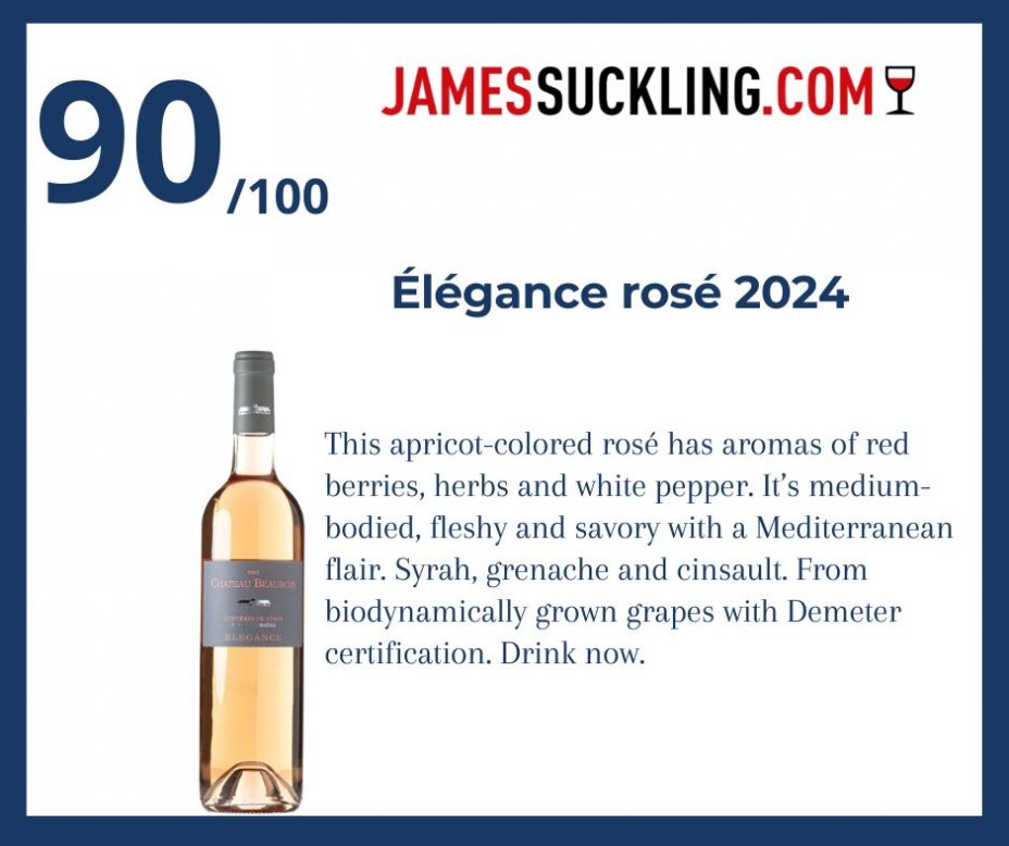 James Suckling - �l�gance ros� 2024