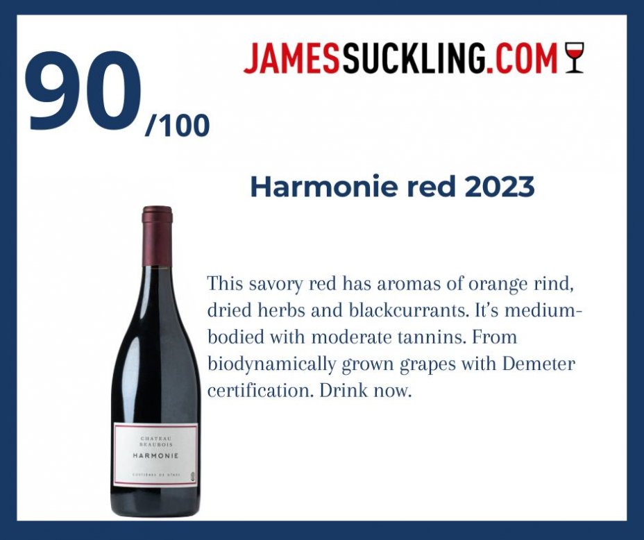 James Suckling - Harmonie red 2023