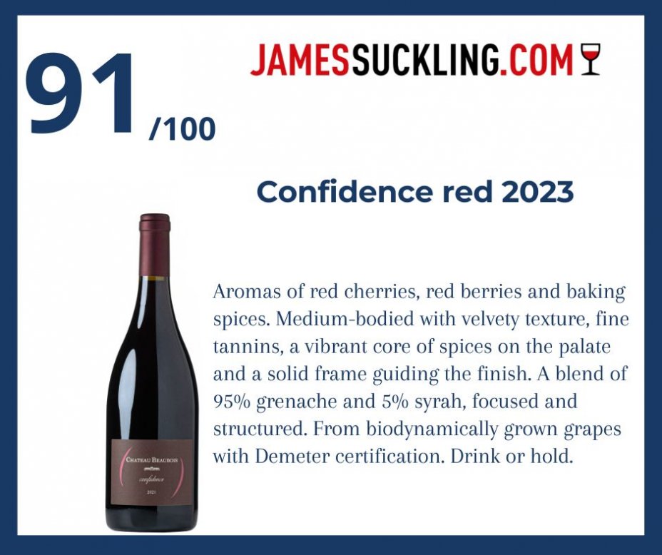 James Suckling - Confidence red 2023
