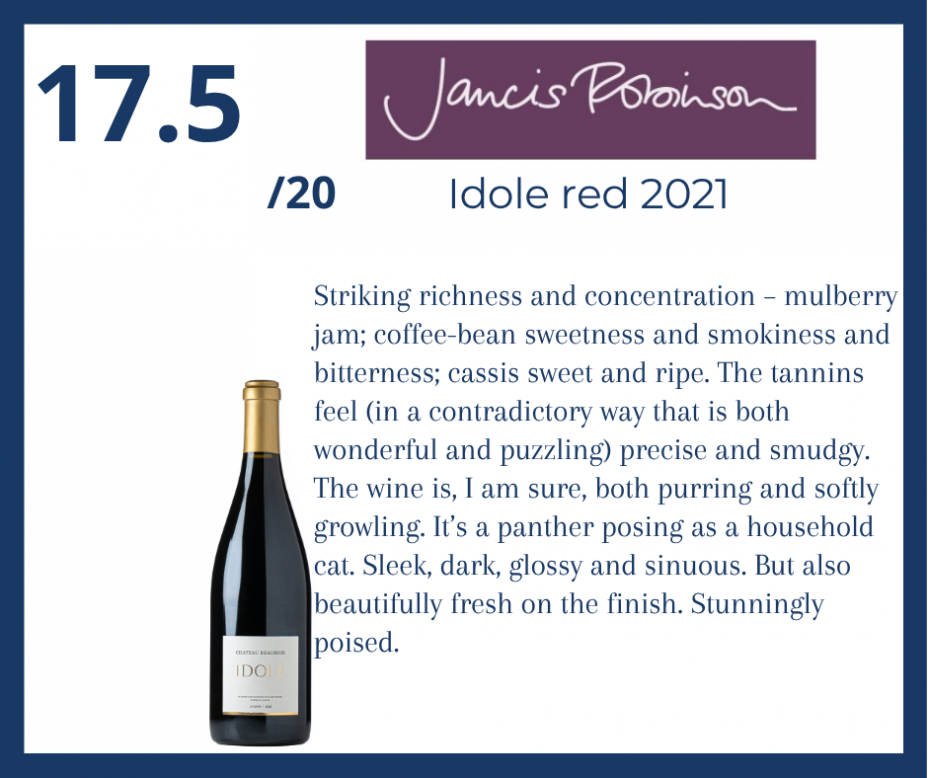 Jancis Robinson - Idole red 2021