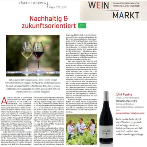 Wein + Markt - October 2019